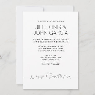 Dallas Wedding Invitation