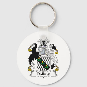 Dalling Family Crest Key Ring