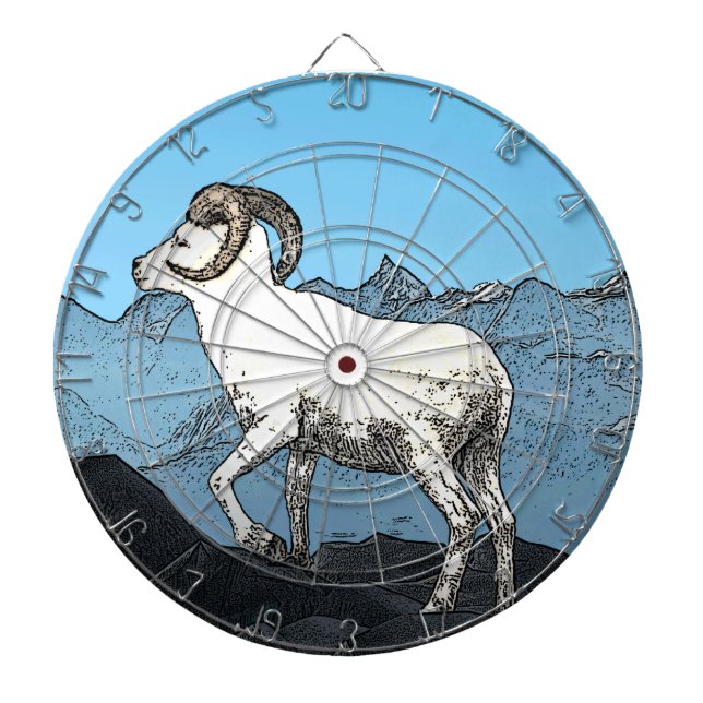 Dall's Sheep Dartboard (Front)