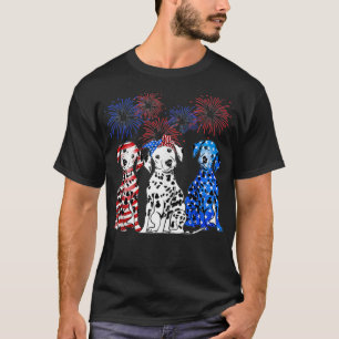 Dalmatian 4th Of July Firework T-Shirt