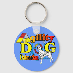 Dalmatian Agility Gifts Key Ring