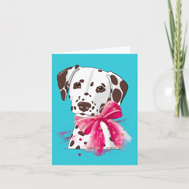Dalmatian All Occassion  Card (Front)