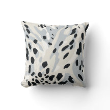 Dalmatian Animal Print Throw Pillow