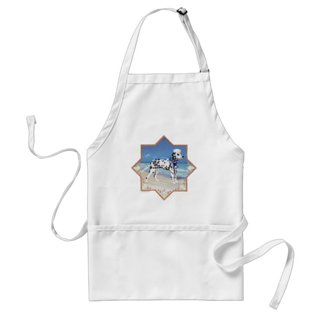 Dalmatian at the Seashore Standard Apron (Front)