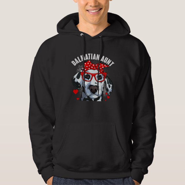 Dalmatian Aunt Dog  Family Matching Mother s Day W Hoodie (Front)