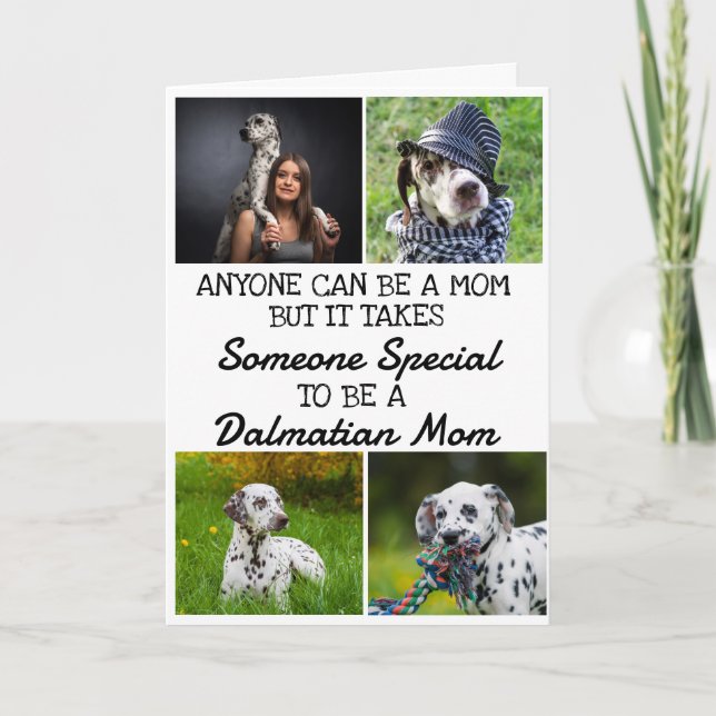 Dalmatian ...Best Mum Mother's Day Card (Front)
