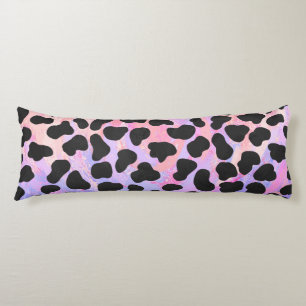 Dalmatian Black and Pink Print Body Cushion