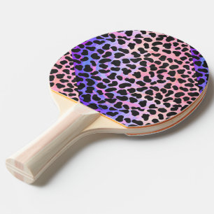 Dalmatian Black and Pink Print Ping Pong Paddle