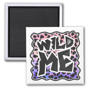 Dalmatian Black and Pink Wild Me Magnet