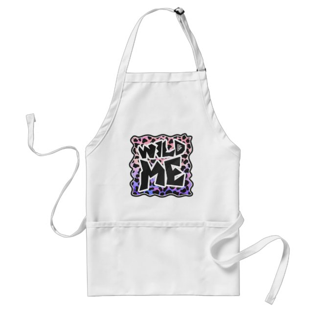 Dalmatian Black and Pink Wild Me Standard Apron (Front)