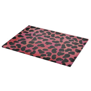 Dalmatian Black and Red Print Cutting Board