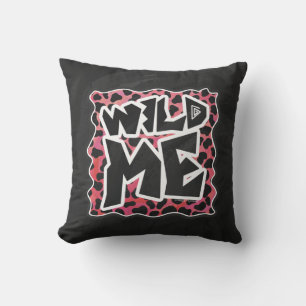 Dalmatian Black and Red with Wild Me Cushion