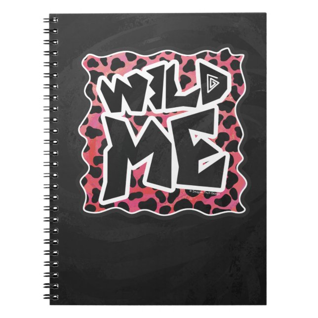 Dalmatian Black and Red with Wild Me Notebook (Front)