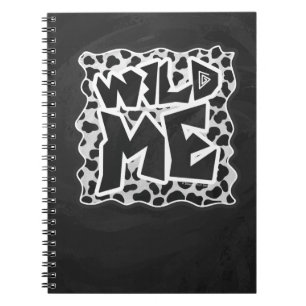Dalmatian Black and White with Wild Me Notebook