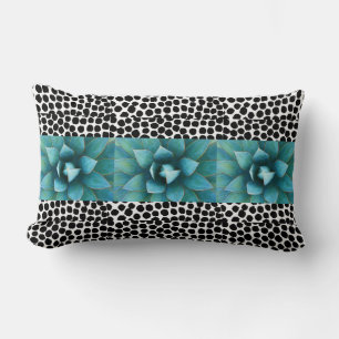 Dalmatian cactus lumbar pillow