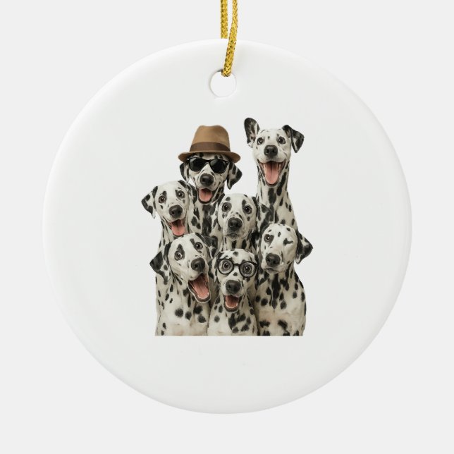 Dalmatian Ceramic Ornament (Front)