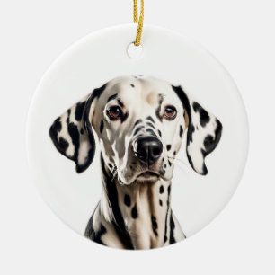 Dalmatian Ceramic Ornament