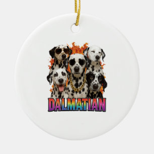 Dalmatian Ceramic Ornament