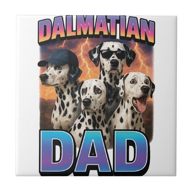 Dalmatian Ceramic Tile (Front)