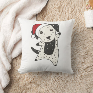 Dalmatian Christmas Dog Winter Animals Dogs Cushion