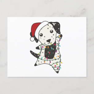 Dalmatian Christmas Dog Winter Animals Dogs Postcard