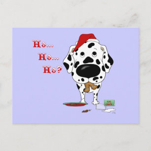 Dalmatian Christmas Holiday Postcard
