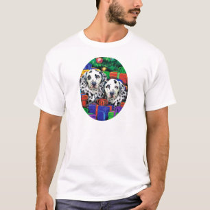 Dalmatian Christmas Open Gifts T-Shirt