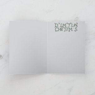 Dalmatian Christmas Stocking Holiday Card