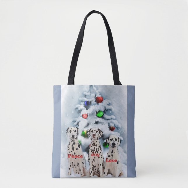 Dalmatian Christmas  Tote Bag (Front)