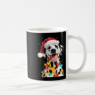 Dalmatian Christmas Womens Long Sleeve Coffee Mug