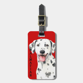Dalmatian Colour Block Luggage Tag