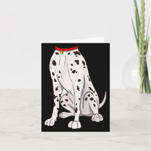 Dalmatian Costume Card