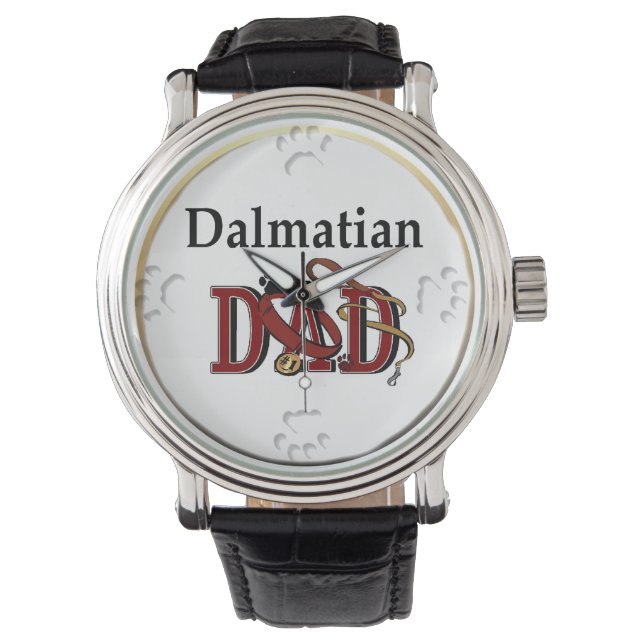 Dalmatian Dad Gifts Watch (Front)