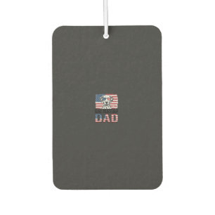 Dalmatian Dad Patriotic Vintage Dog Shirt Design_1 Car Air Freshener