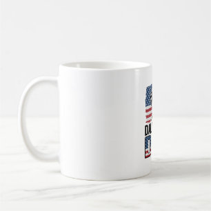 Dalmatian Dad Patriotic Vintage Dog Shirt Design_1 Coffee Mug