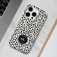Dalmatian Dog Abstract Pattern Monogram