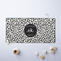  Dalmatian Dog Abstract Pattern Monogram