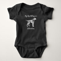 Dalmatian Dog Baby Shower Puppy Grey