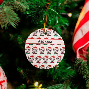 Dalmatian Dog Breed Christmas Ceramic Ornament