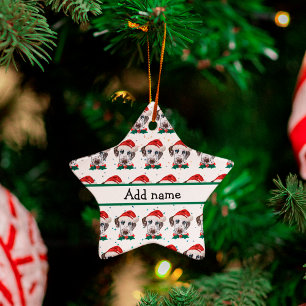 Dalmatian Dog Breed Christmas Ceramic Ornament
