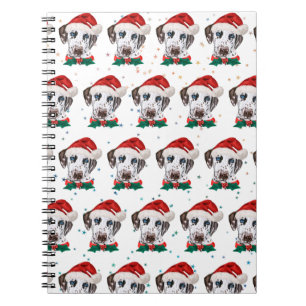 Dalmatian Dog Breed Christmas Notebook