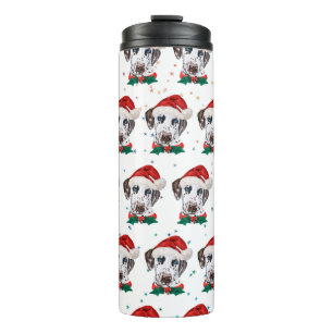 Dalmatian Dog Breed Christmas Thermal Tumbler
