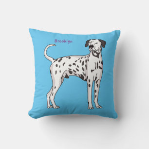 Dalmatian dog cartoon cushion