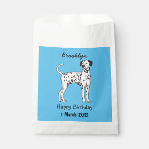 Dalmatian dog cartoon favour bag