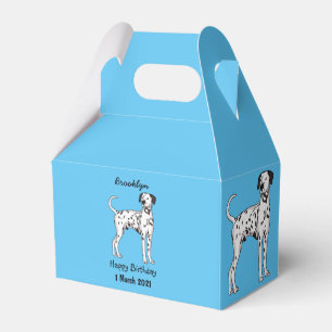 Dalmatian dog cartoon favour box