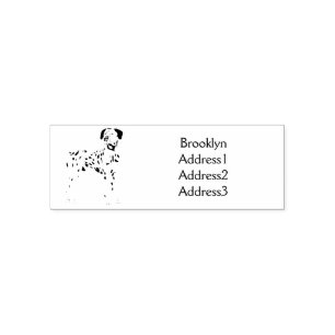 Dalmatian dog cartoon  self-inking stamp