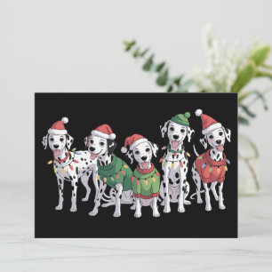 Dalmatian Dog Christmas Lover Xmas Dog Mom Holiday Card