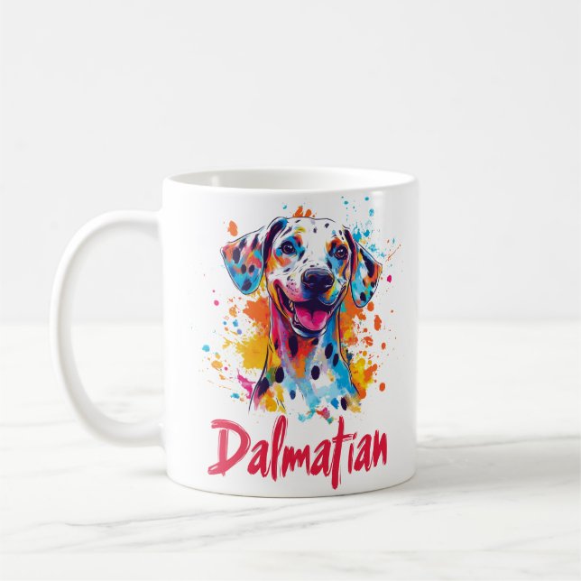 Dalmatian Dog Coffee Mug (Left)