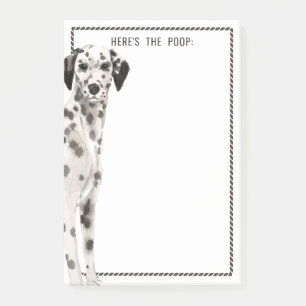 Dalmatian Dog   Funny Quote or Change Text Post-it Notes