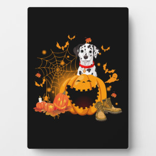 Dalmatian Dog Halloween Dalmatian Dog Halloween Plaque